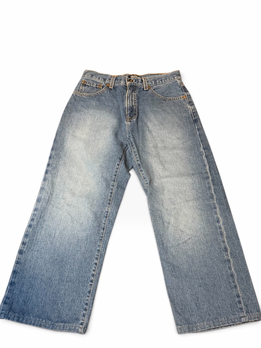 Polo Jeans Ralph Lauren Classic Wide Leg Blue Denim Jeans Kids Size 14